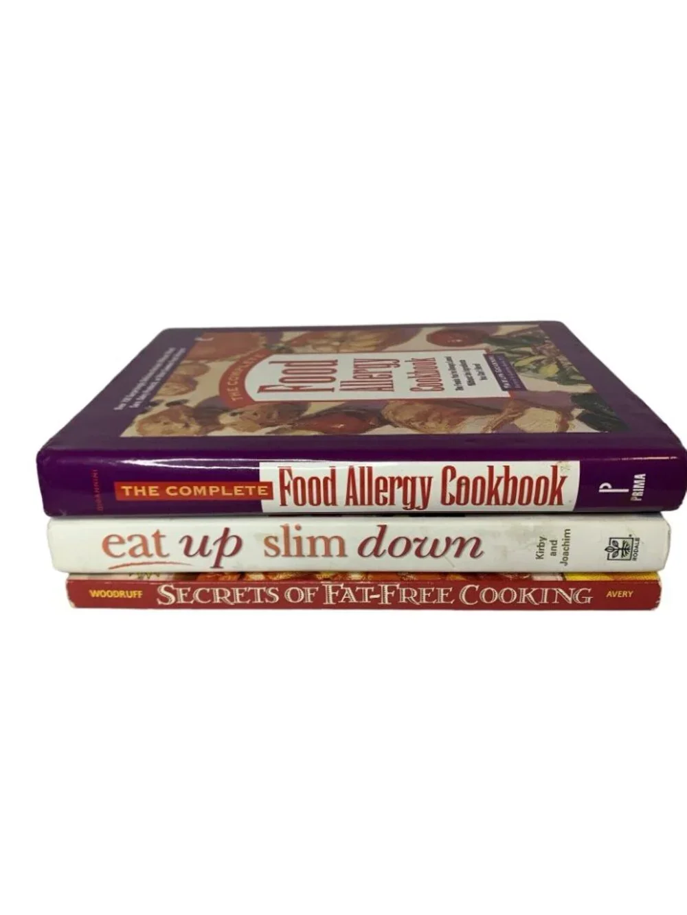 Weight Loss Diet Cookbooks Lot 4 Dieters Fodd Allergy  Cookbook Eat Up Slim Down